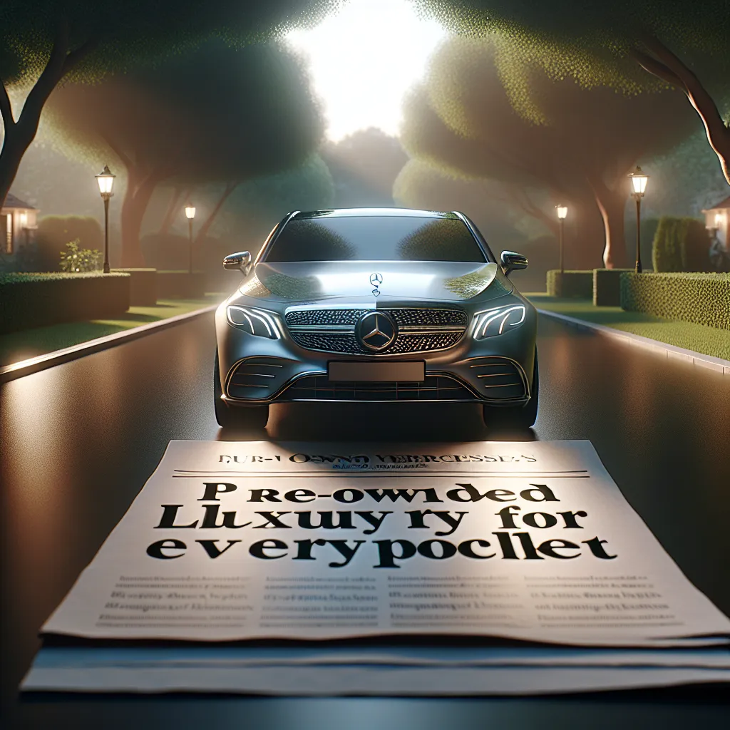 Poleasingowy Mercedes – luksus na każdą kieszeń